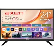 Axen AX24LEDI262C-S HD 24" 61 Ekran Siyah Uydu Alıcılı webOS Smart LED TV