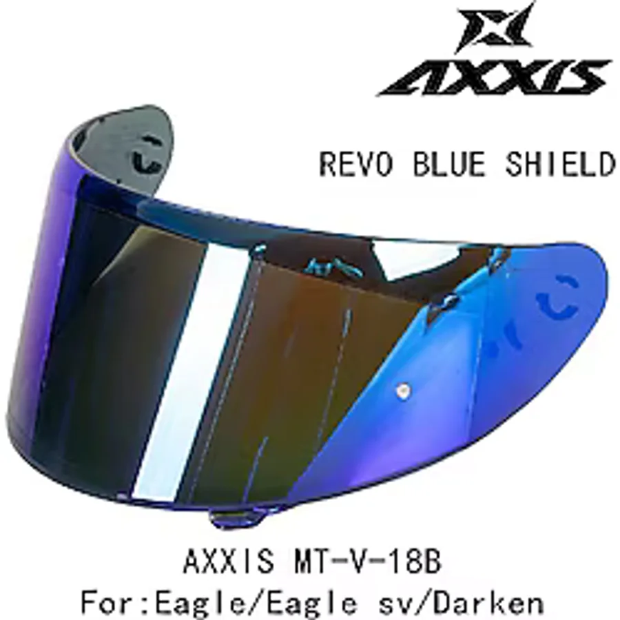 Axxis V18B Uyumlu Vizör Axxıs V18B, Rs2, Nro, Axxıs Draken(Eski Model)Eaglesv Kasklara Uyum Sağlar - Mavi