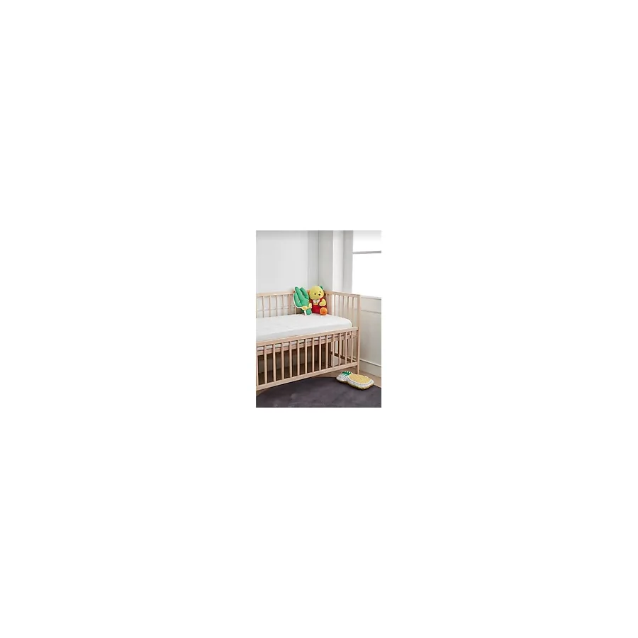 AY Home % 100 Pamuklu Yüzde Yüz Sıvı Geçirmez Bebek Çoçuk Yatak Alezi Yatak Koruyucu Beşik Yatağı Çoçuk Pussedi Alezi 70 x 140 cm Ebatında Dört Kenar Lastıklı Alez - Beyaz