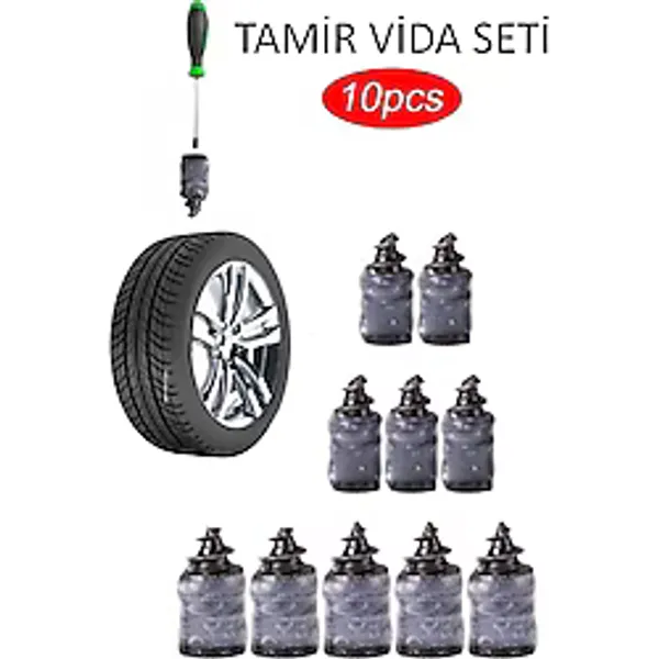 AYACO Lastik Hızlı Tamir Kiti Kauçuk Delik Tıkama Kit