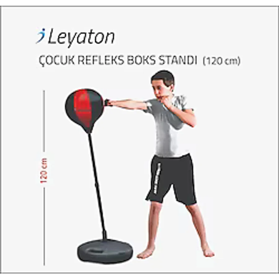 Ayaklı Boks Vurma Standı Pencikball Hız Topu 90-120 Cm Çok Renkli