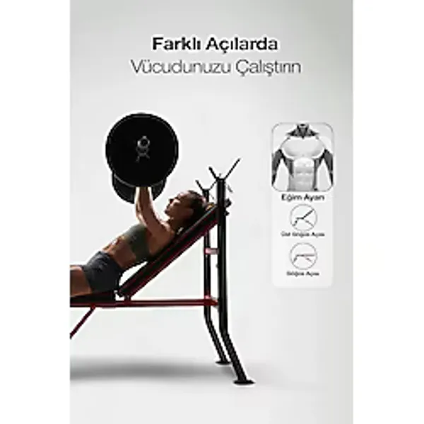 Ayarlanabilir Mekik Bench Ağırlık Sehpası Luna