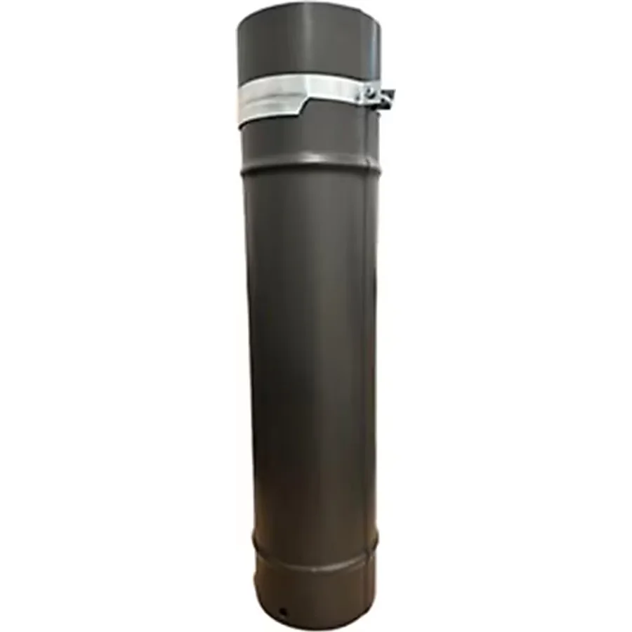 AYARLANABİLİR SOBA BORUSU / BOY: 4575 CM / ÇAP: 13 CM / MAT SİYAH EMAYE / BABA'S STOVE