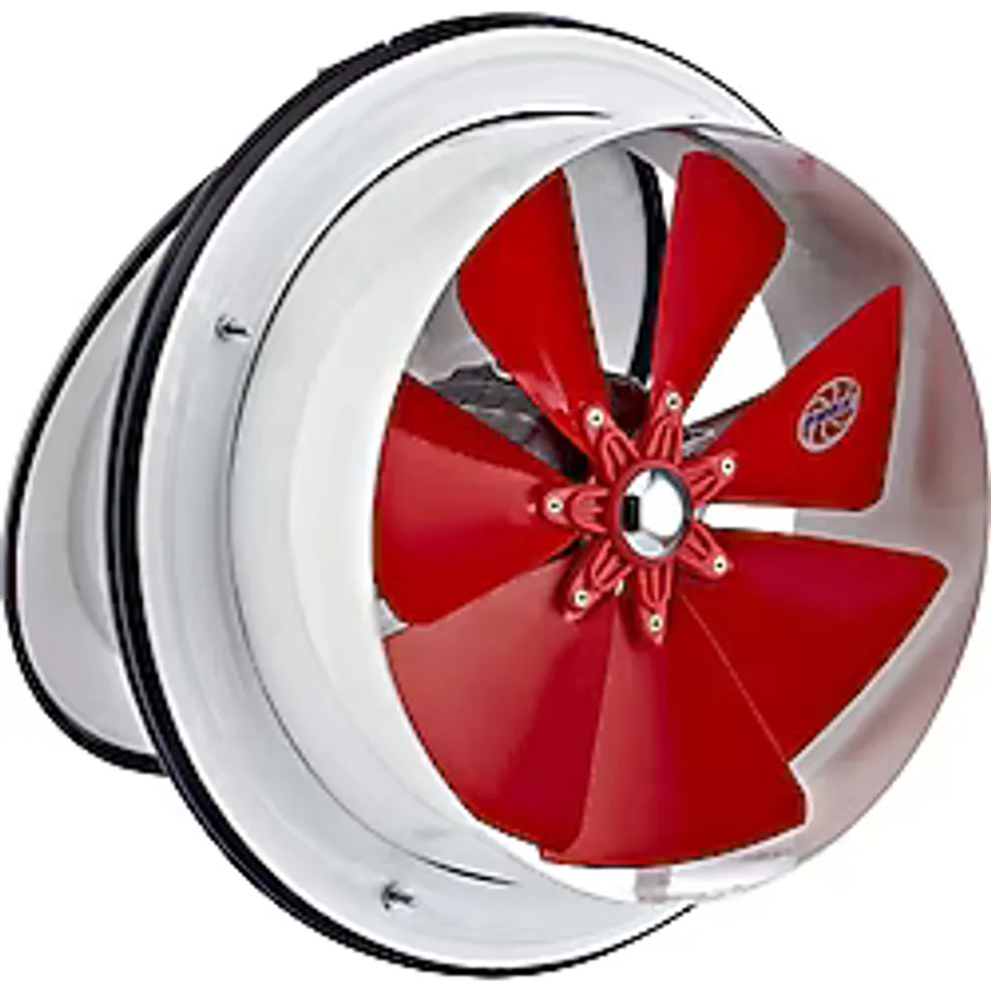 Ayas 20 cm çap KTA-200-4K-M 1400 D/D 220/230 volt Monofaze Kapaklı Tip Aspiratör