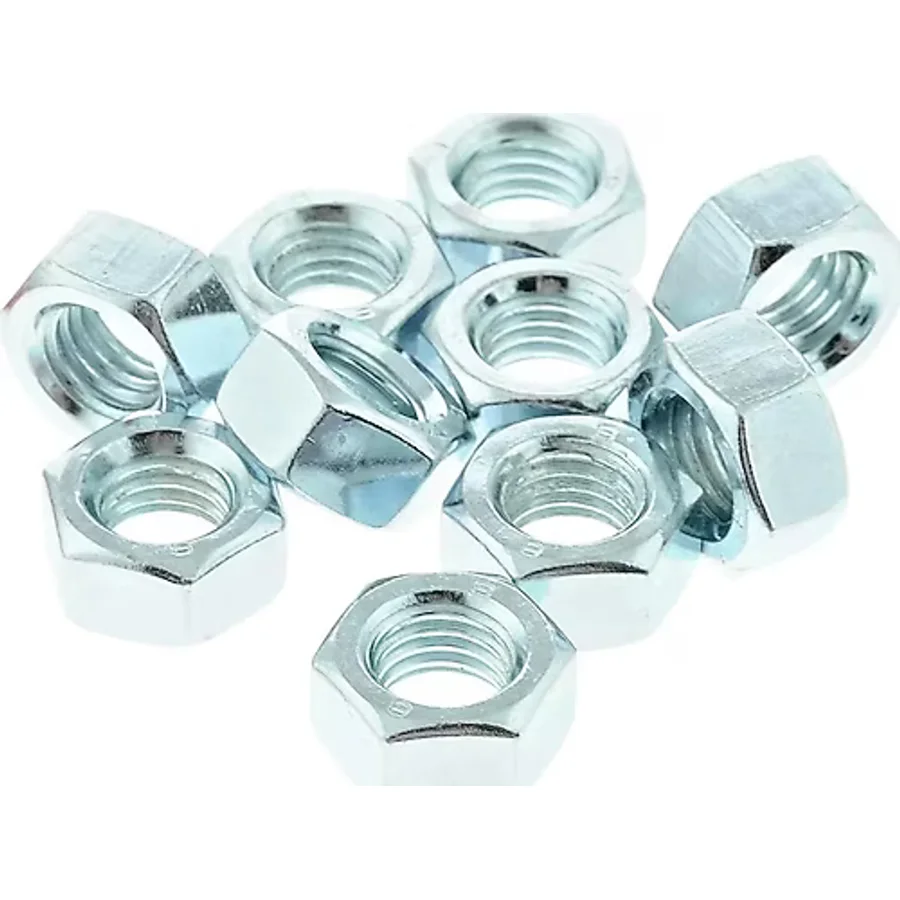 Ayaz M10 Çelik Somun 100 Adet DIN934 Galvanizli