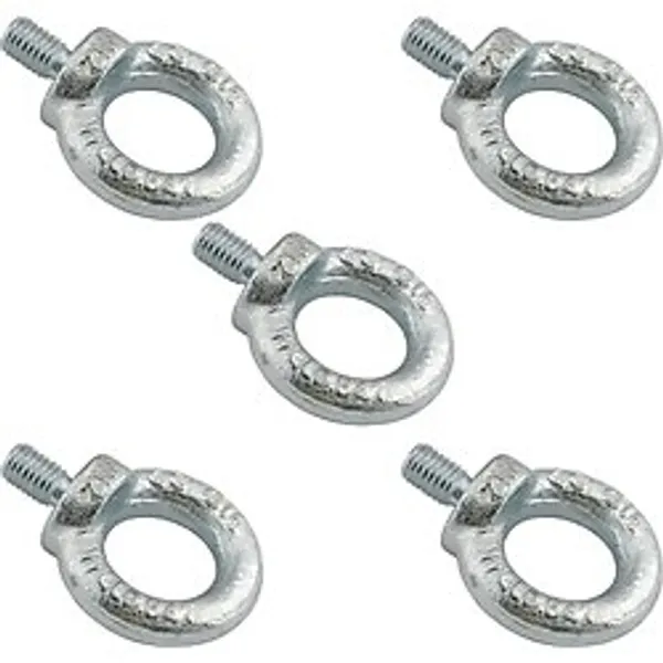 Aybolt Eye Bolt 5 Adet 6 Mm Metal Halka Civata Askı Civatası Paslanmaz Çelik Montaj Bağlantı Elemanı