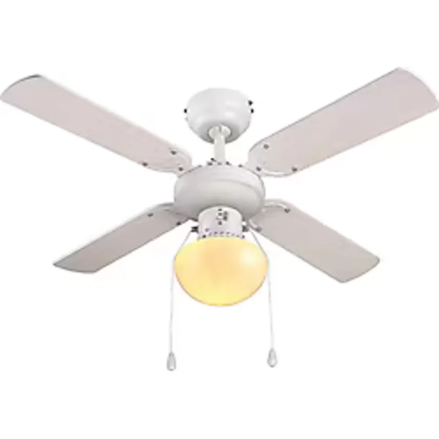 AYDINLATMALI 4 KANATLI EKO BEYAZ TAVAN VANTİLATÖRÜ 92 CM 60 WATT