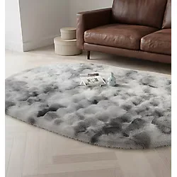 Ayduran Tavşan tüyü bubble post peluş çift renkli ithal premium kalite süet tabanlı halı