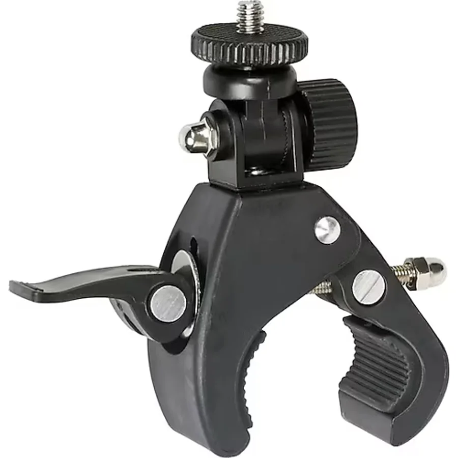 Ayex AX-BM02 16-36 MM Gidon Ve Boru Uyumlu 180 Ayarlanabilir 1/4" Vidalı Sabitleme Kelepçesi Montaj Aparatı