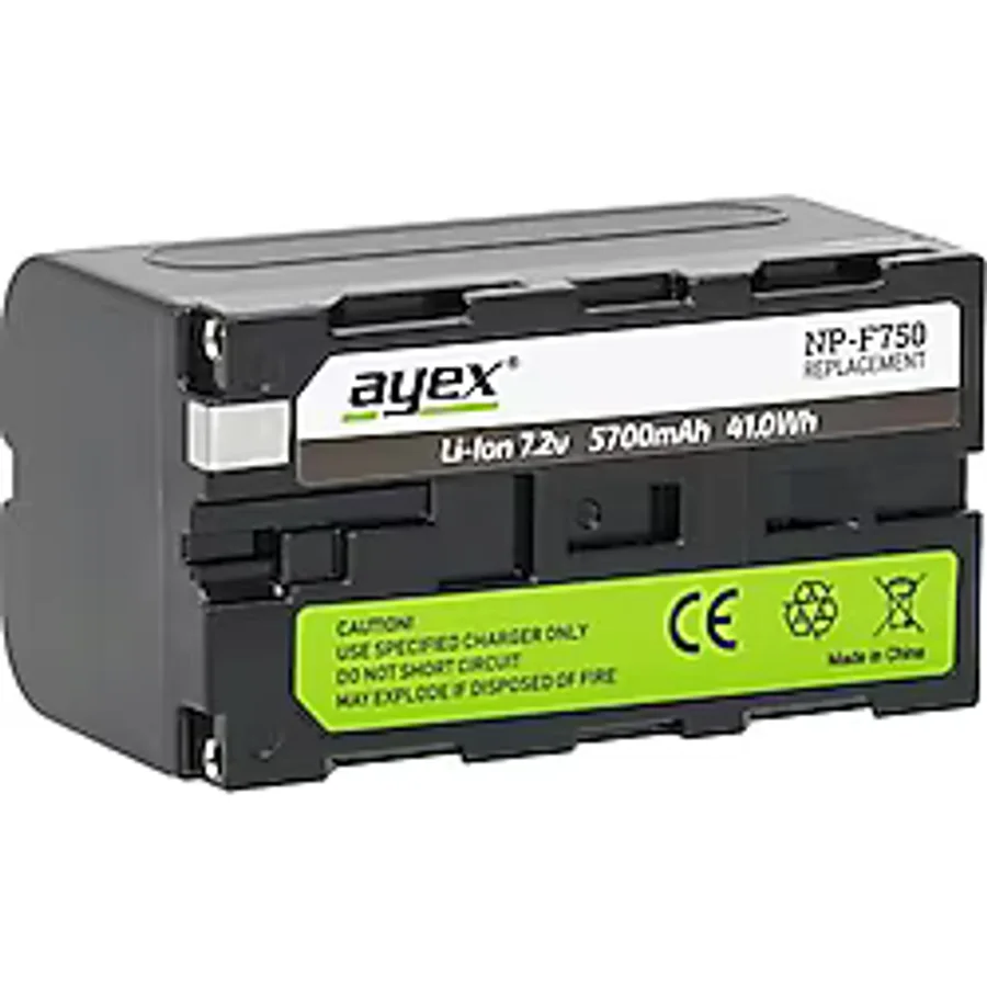 Ayex NP-F750 Batarya, Sony Dijital Video Kameralar ile uyumlu NP-F750 Batarya