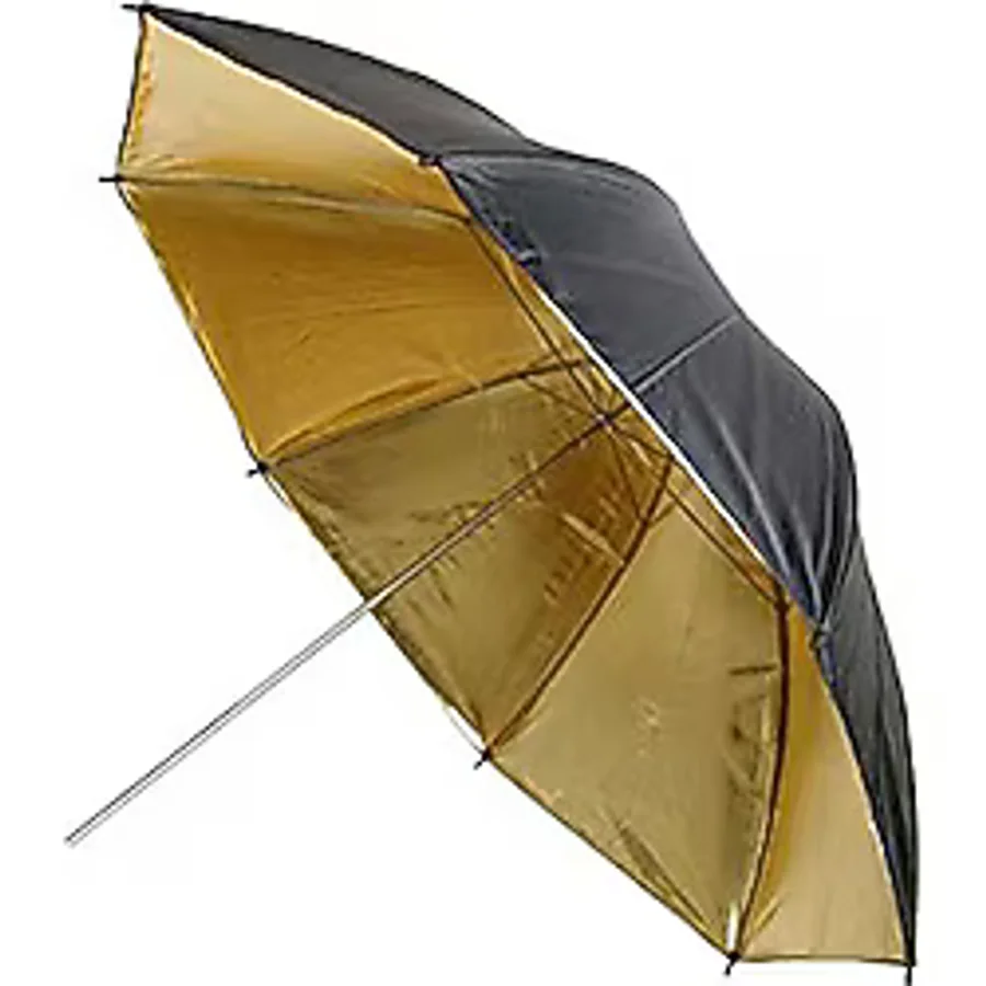 Ayex Stüdyo Reflektör Şemsiyesi 84Cm (33'') Gold (Altın) Siyah