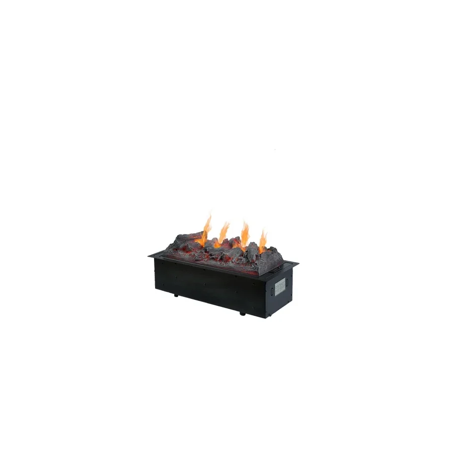 Ayflame 70 cm Üç Boyutlu Elektrikli Şömine - Odun Çıtırtı Sesi - Su Buharlı - Siyah