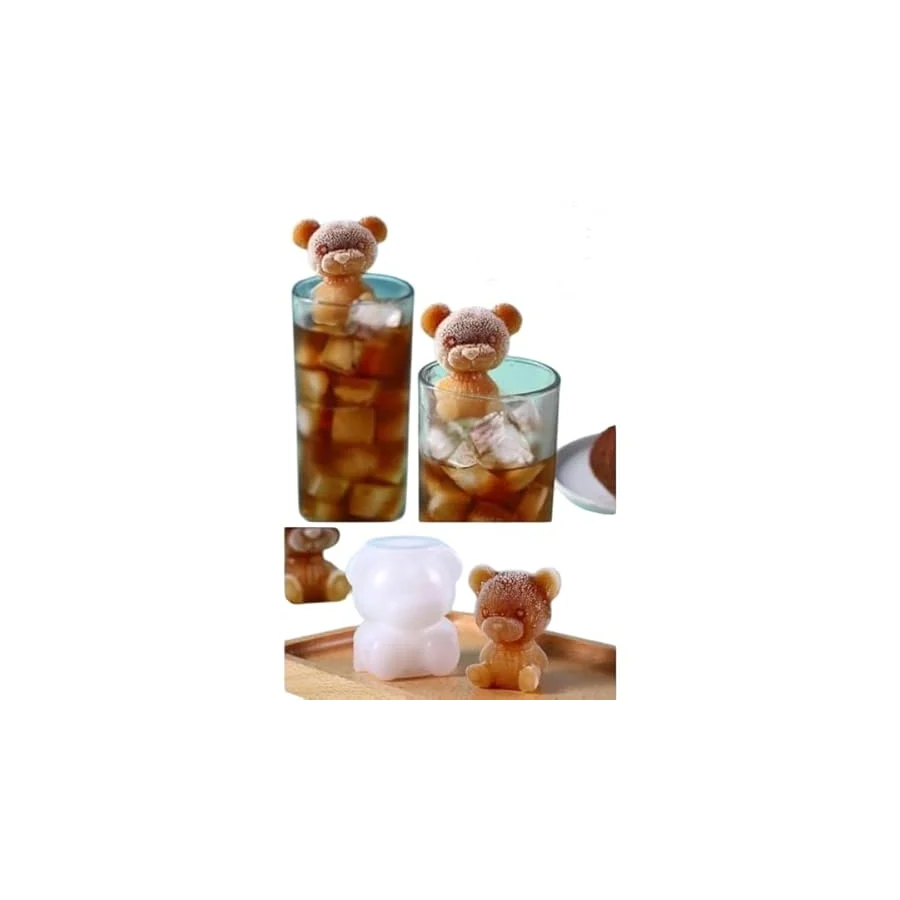 Ayı Şekilli Silikon Buz Kalıbı