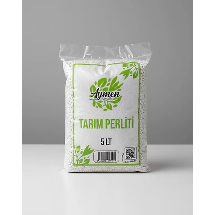 Aymen Çiçekçilik 5 Lt Tarım Perliti Köklendirici Perlit - Drenaj Düzenleyici Premium Kalite 5 Litre