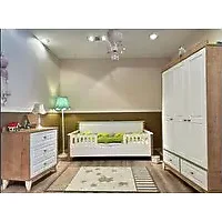 Aymini Milano Yavrusuz Bebek Odası Takımı - Beyaz