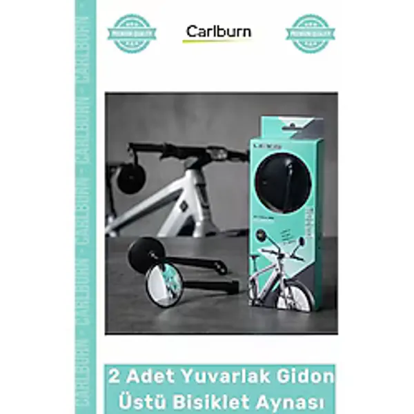 #Ayna 360 Derece Dönebilen Geniş Açılı Konveks 2 Adet Yuvarlak Gidon Üstü Bisiklet Aynası