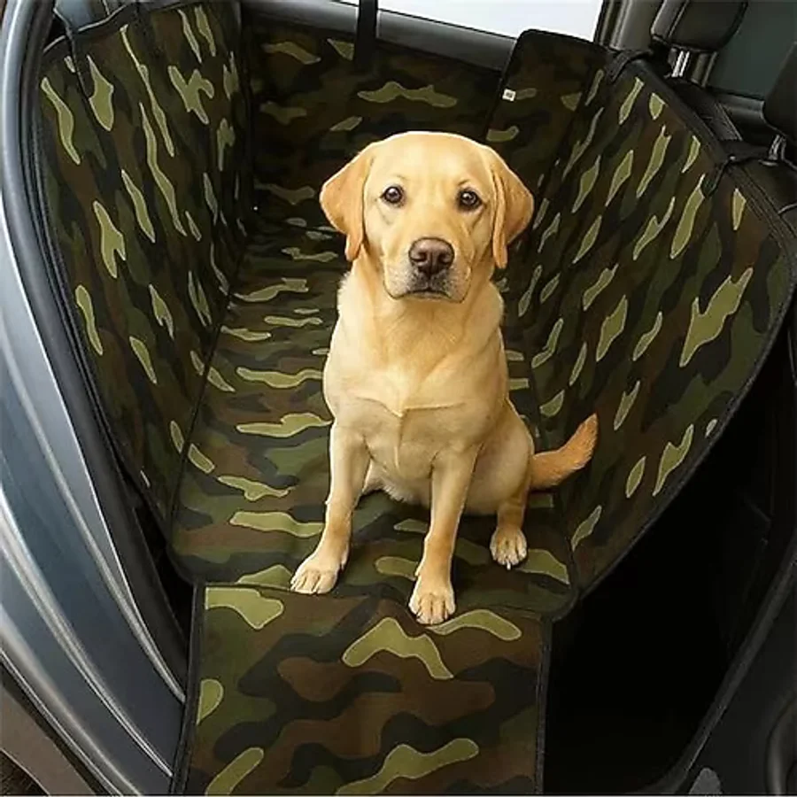 AyrStore Araç / Oto Içi Arka Koltuk Köpek Örtüsü- Kamuflaj Desenli