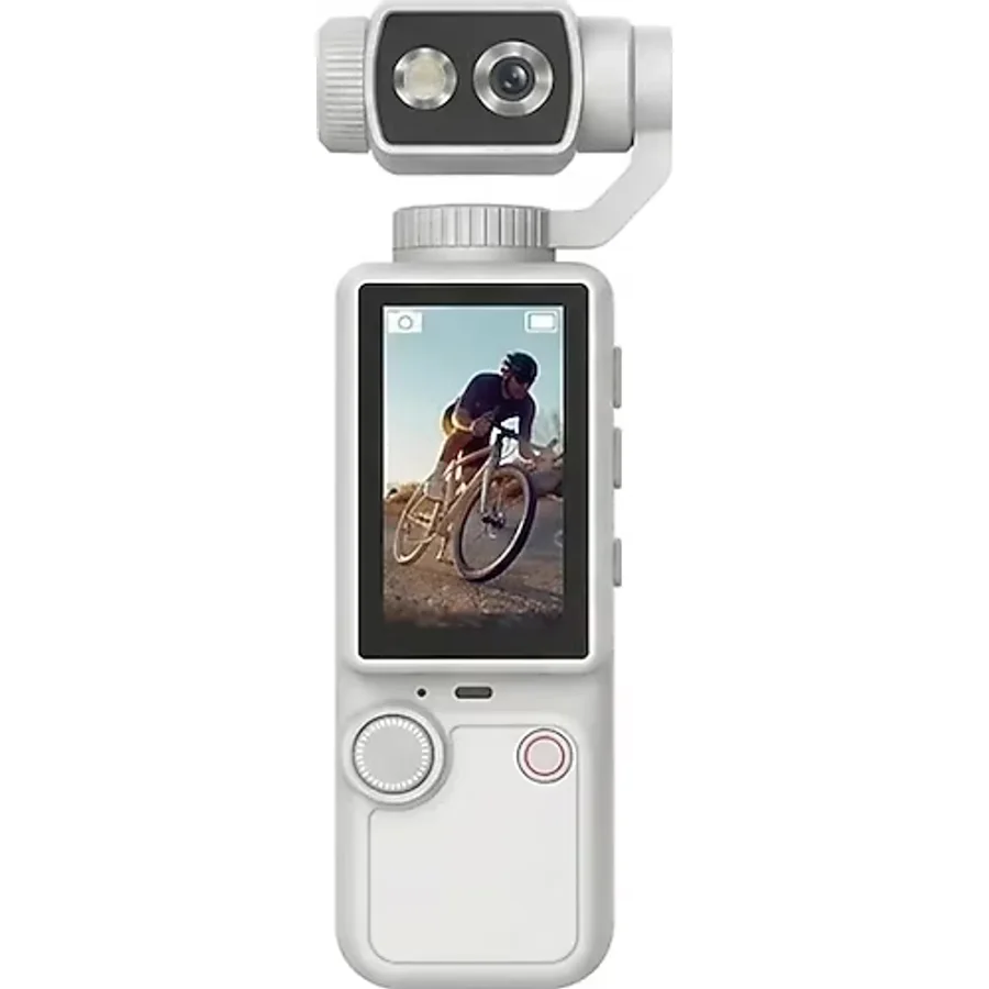 AyrStore Buğz Q8 4K Ultra Hd Taşınabilir Vlog Spor ve Aksiyon Kamerası 2.0'' Döndürülebilir IPS Ek - Çok Renkli