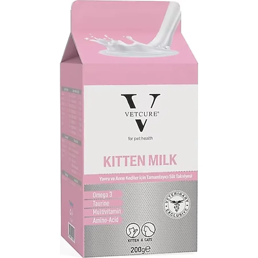 AyrStore Kitten Milk Yavru ve Anne Kedi İçin Tamamlayıcı Süt Tozu Takviyesi 200 gr