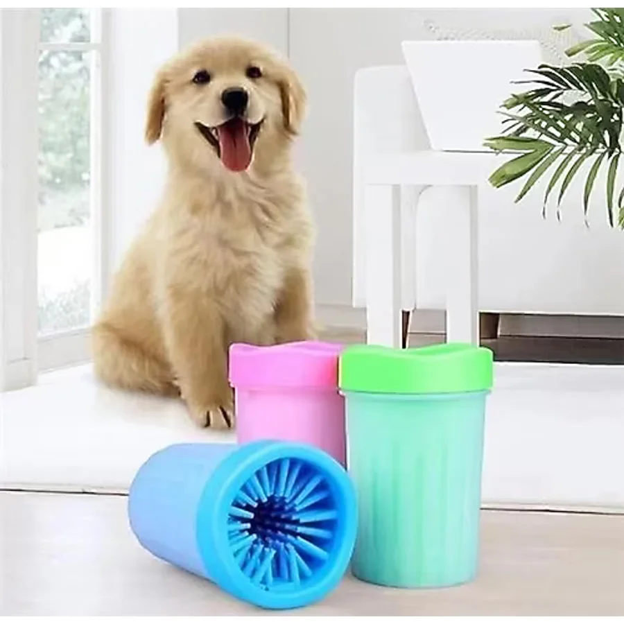 AyrStore Pati Yıkayıcı Koruyucu - Yıkanabilir Pençe Temizleyici Kova, Kedi ve Köpekler İçin Pratik