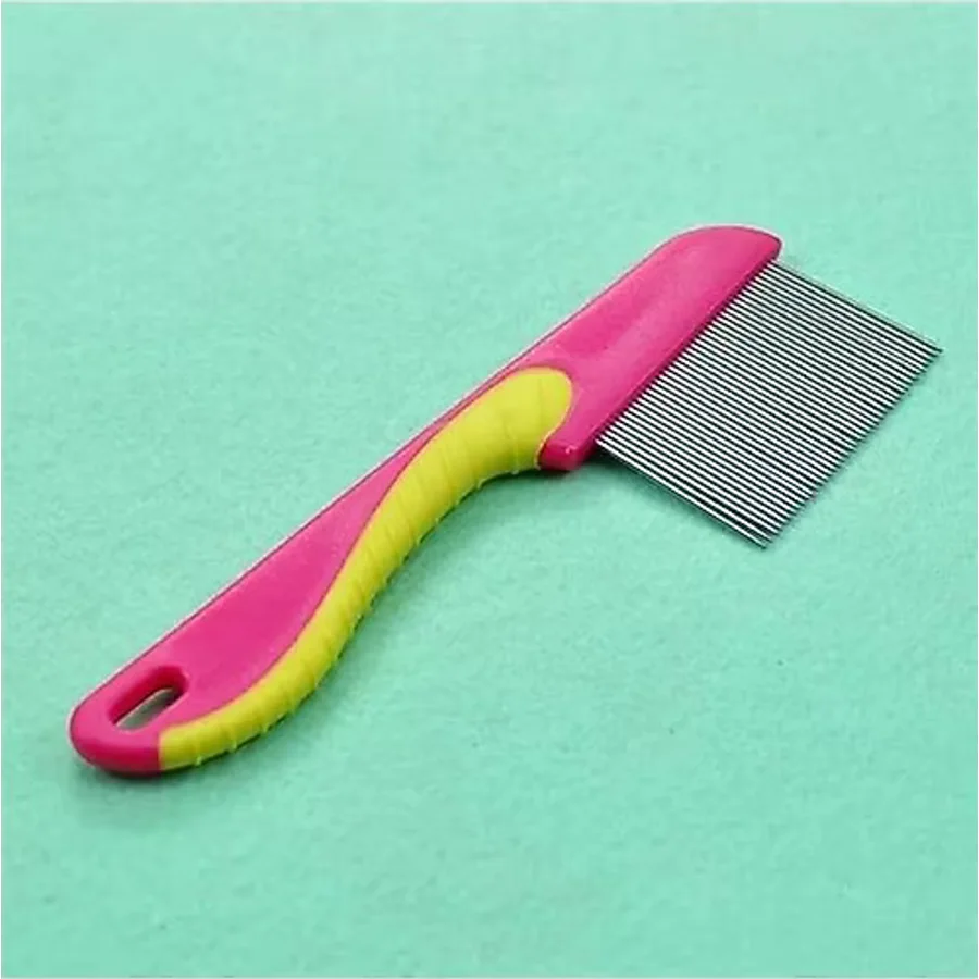 AyrStore Plastik Tutma Saplı, Uzun Metal Dişli Bit Tarağı