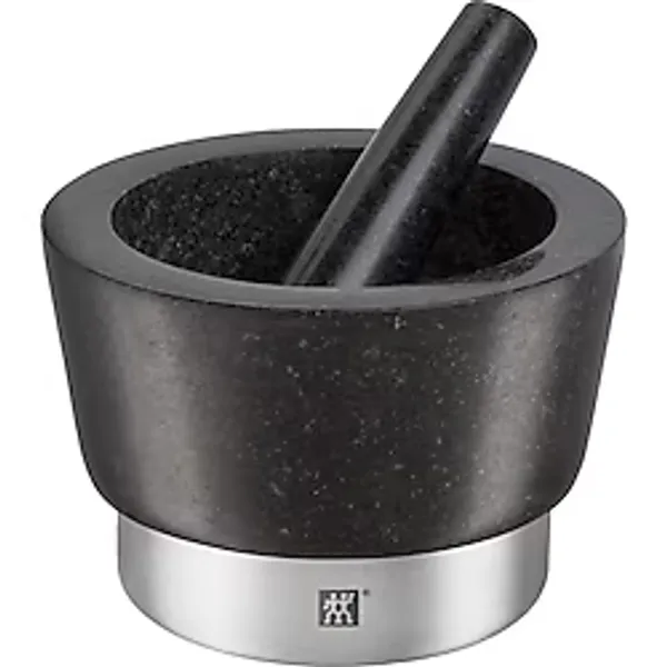AyrStore Zwilling Spices Granit Havan, Granit, Siyah