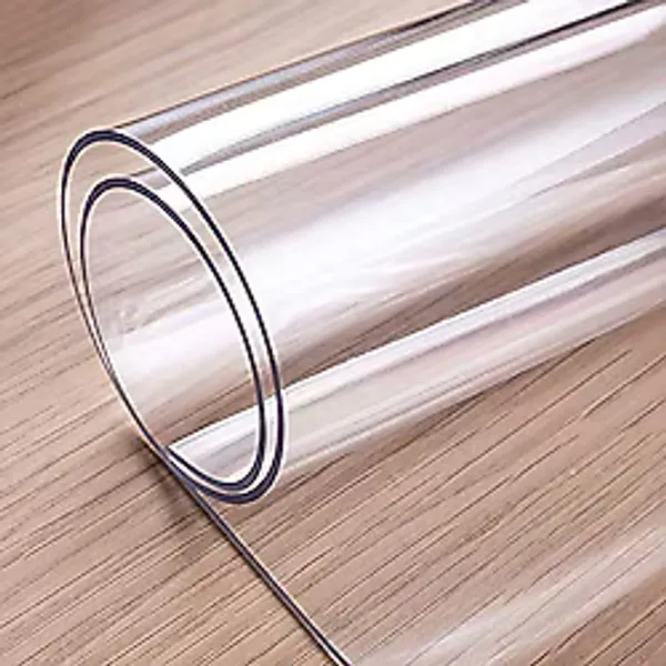 Aysan 1.6mm Şeffaf PVC Masa Örtüsü Koruyucu Masa Pedi Koruyucu Mika Asetat Örtüsü Zemin Koruma (En: 100cm, Boy: 160cm)