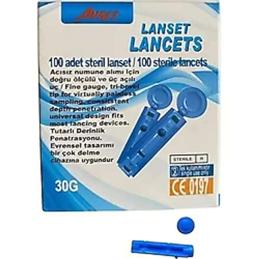 Ayset Steril Lanset 100'lü Kutu 1 Adet