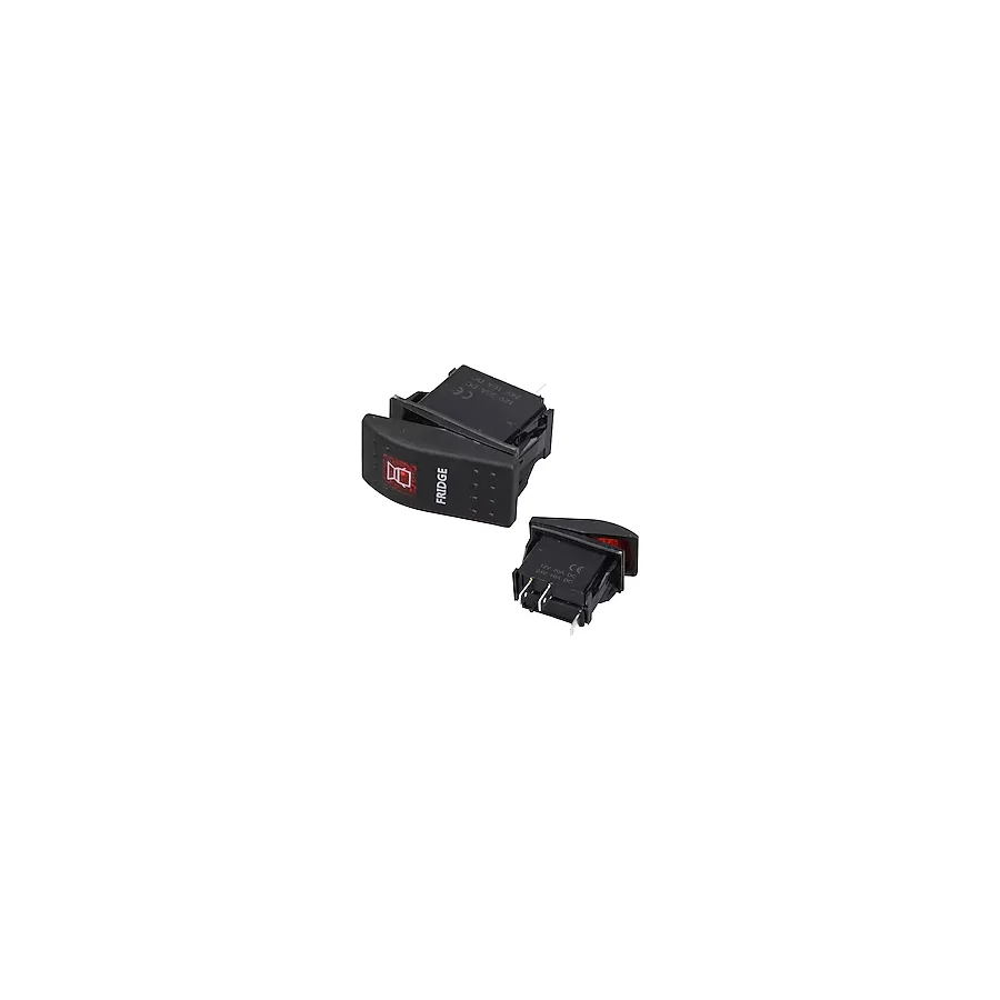 Ayt Buzdolabı Sembollu Lambalı Işıklı Araç On Off Aç Kapa Anahtar Düğme Oto İçin 12-24 Volt Switch 3 Pinli