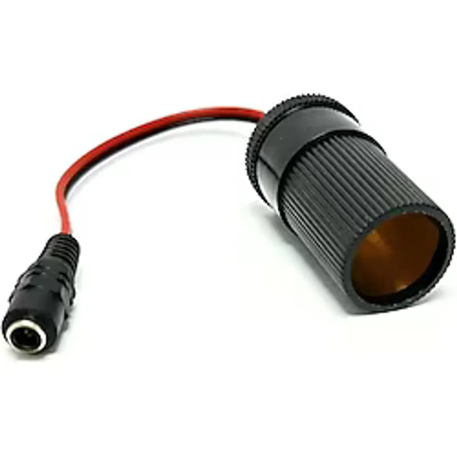 Ayt Dc 5.5X2.5mm Dişi Oto Çakmak Soketi Çevirici Adaptör Jack Soket Girişini Çakmaklığa Çevirici Dönüştürücü Kablosu