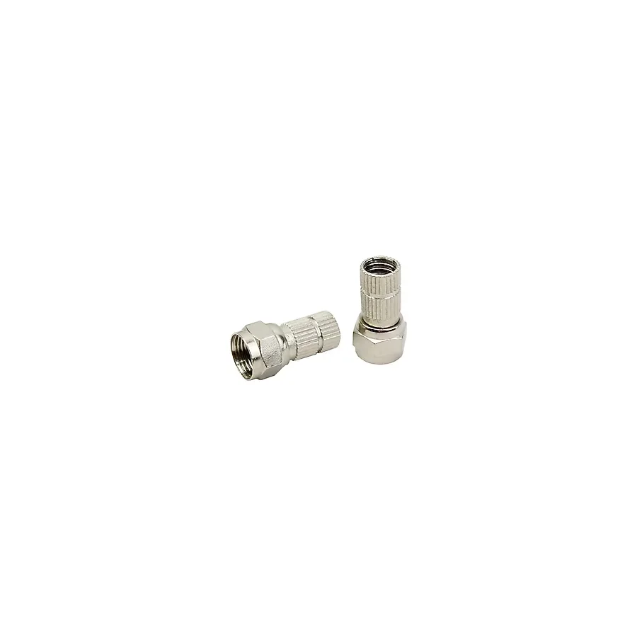Ayt Herz HRF-03 RG6 U6 F Konnektör Uydu Konnektörü 22 mm Contalı 100 Lü Paket