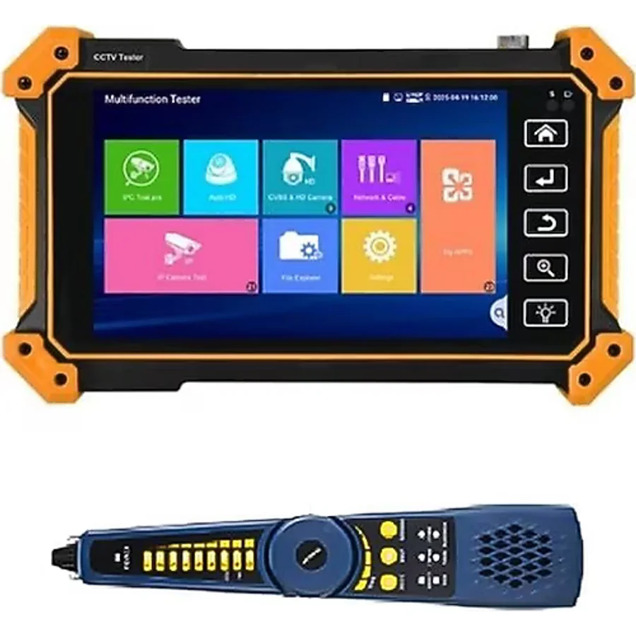 Ayt Novacom NVC-MFV56 Ip-Hd-Tvı-Cvı-Ahd 5.5 Inç Android 10.0 OLED Ekran 1280X720 Cctv Kamera Test Ayarlanama Cihazı - Siyah