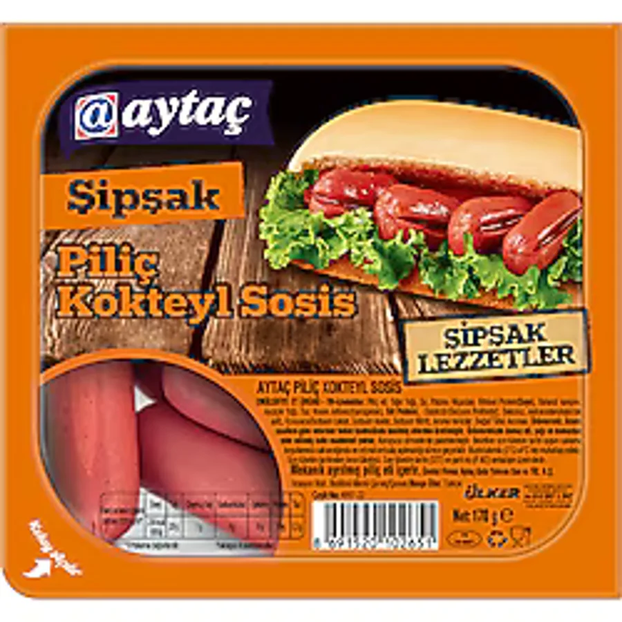 Aytaç Şipşak 170 gr Piliç Kokteyl Sosis