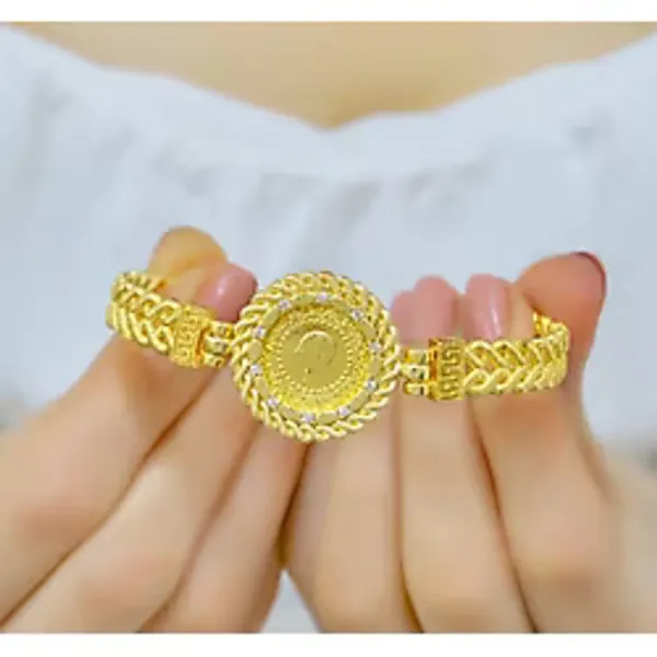 Aytek Gold 22 Ayar Çeyrek Altınlı Halat Kelepçe - 19