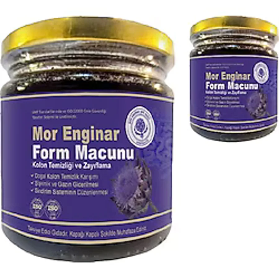 Ayvalık Mor Enginar Macunu 240 gr Macun Form - 2 Adet - 2li