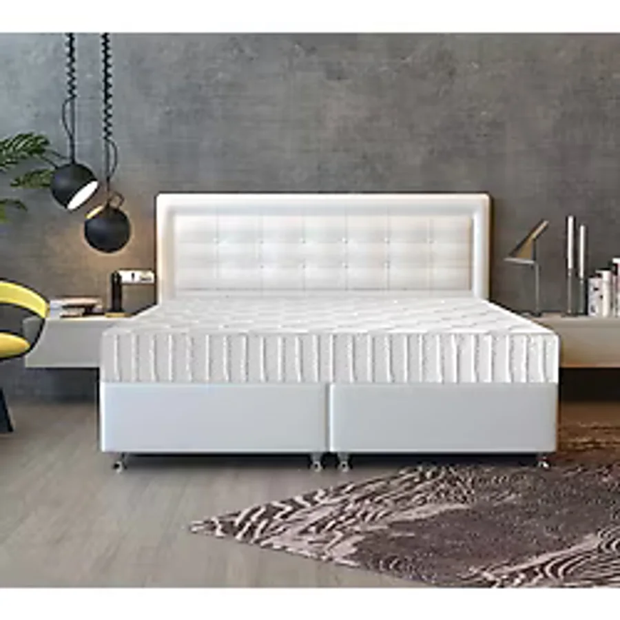 Aztek Yatak Sandıklı Baza Başlık Set 180x200