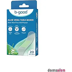 B-Good Aloe Vera Suya Dayanıklı Yara Bandı 20'li