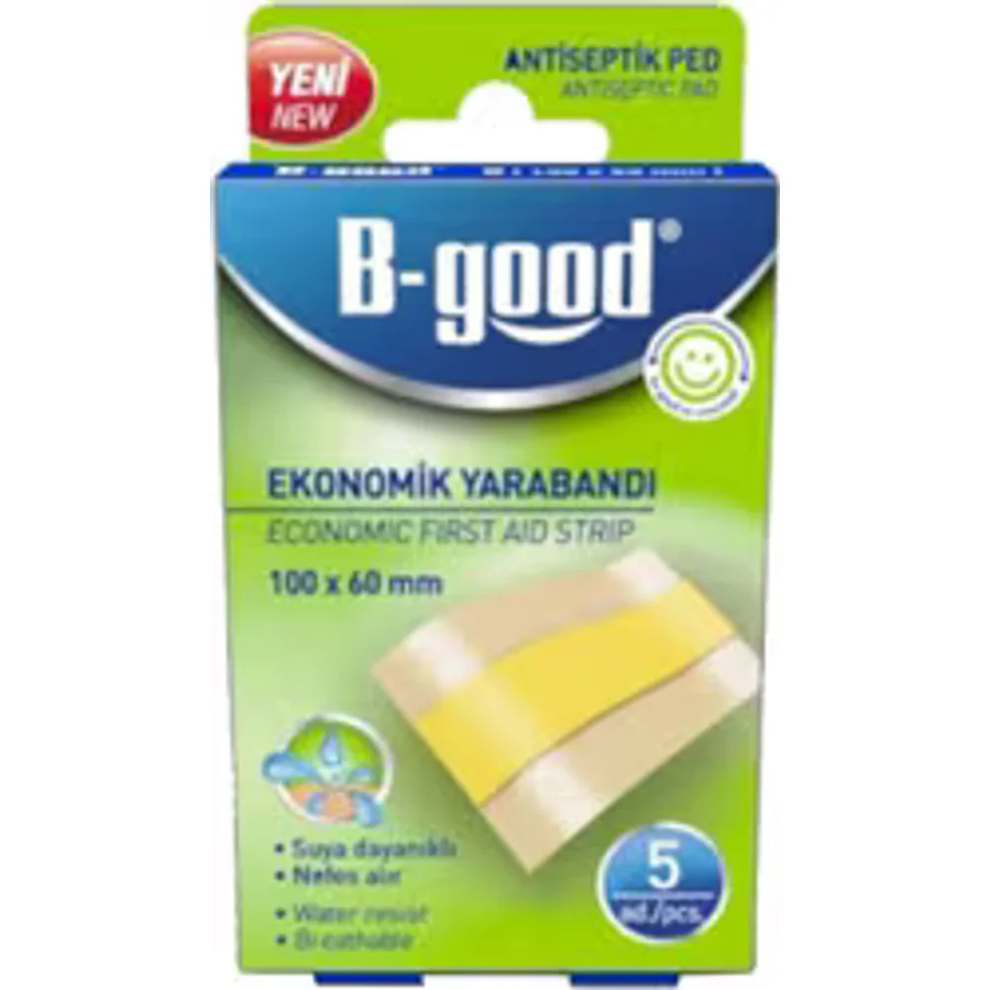 B-Good Ekonomik 100mm x 60mm 5'li Yara Bandı