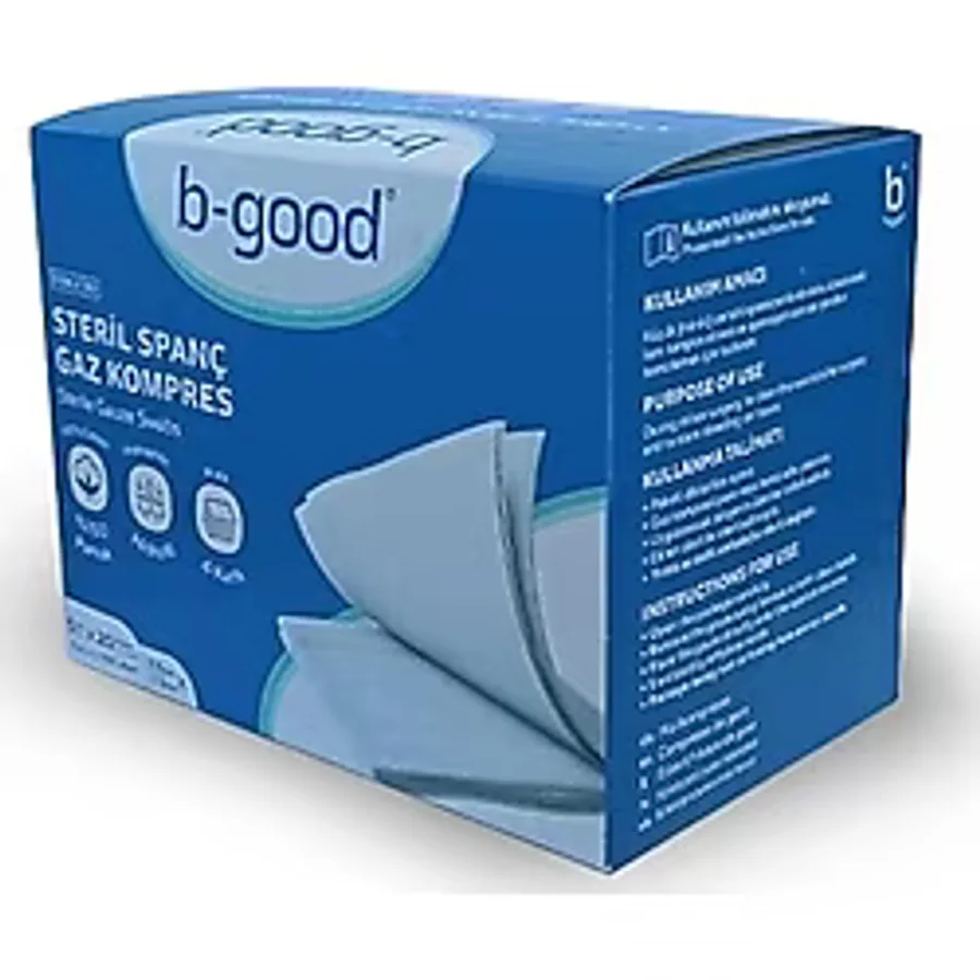 b-good Steril Spanç Gaz Kompres 7.5x7.5 cm 100 Adet