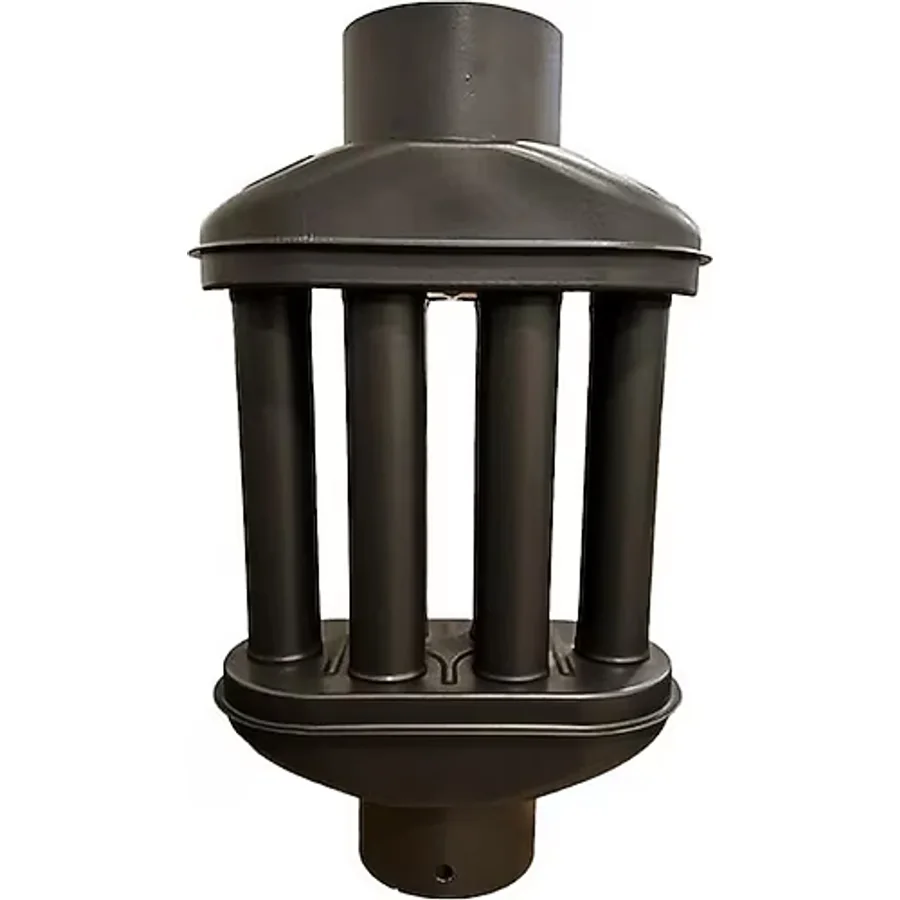 BABA'S STOVE / Baca Cimrisi / Boy: 40 cm / Çap: 13 cm / Mat Siyah Emaye