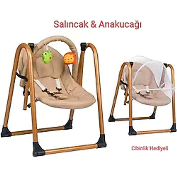 Baby Care Salıncak Ana Kucağı Kolik Bebek Salıncağı Ev Tipi Salıncak Beşik Hamak Cibinlik Hediye