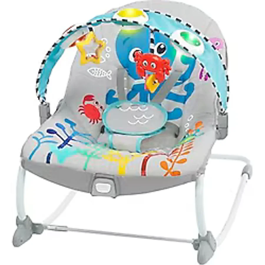 Baby Einstein Ocean Explorers Kick to It Opus Müzikli Bebekten Yürümeye Başlayan Müzik ve Işıklı Çocuk Salıncağı, 0-30 Ay Arası