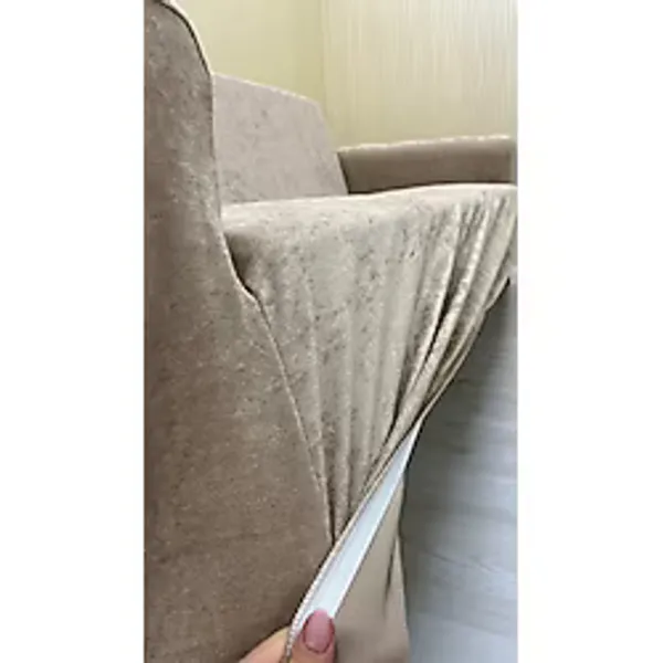 Baby Face Lastikli Koruyucu Giydirme Koltuk Örtüsü - Vizon - 3+1+1 (3 Parça Set) - 10 x 10 cm