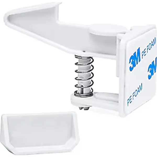 Baby Lock 10 Adet Bebek Çocuk Çekmece Dolap Güvenlik Kilidi Gizli Kilit - Orijinal 3M Çift Taraflı Bant