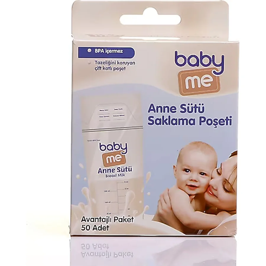 Baby&Mom 50'li Süt Saklama Poşeti