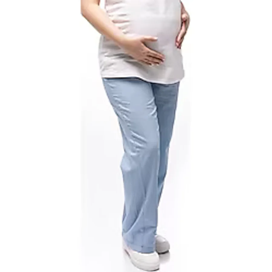 baby mom Baby Mom, Anne, Hamile Denim Pantolon, Düğmeli, Uzun Paça
