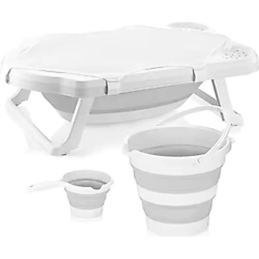 Baby Plus 3'lü Katlanır Bebek Banyo Seti