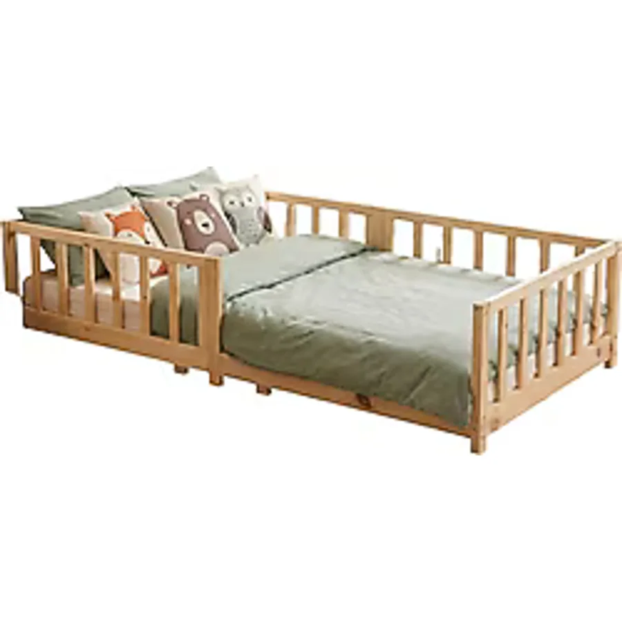 Baby Plus Çatısız 90x190 cm Montessori Karyola