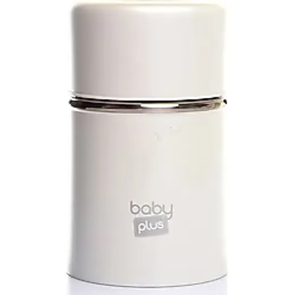 Baby Plus Paslanmaz Çelik Bebek Mama Saklama Termosu 260 ml Beyaz Ergonomik Tasarım ile Pratik Kullanım - Renkli
