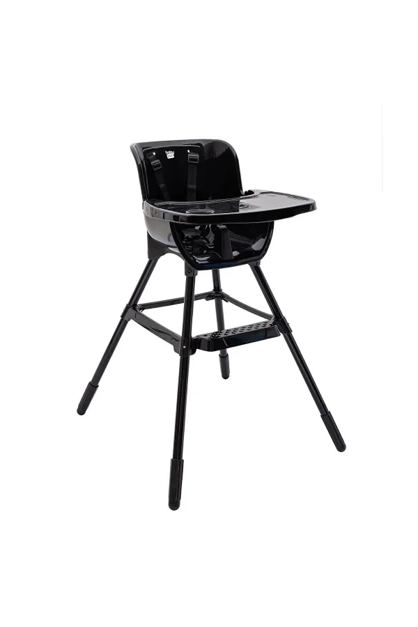 Baby Plus Pizza Mama Sandalyesi, 3 Noktalı Emniyet Kemeri, Kaymaz Ayaklı, Sabit Yükseklik, 6 Ay – 15